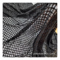 işlemeli örgü malzeme payet siyah elmas işlemeli pullu pullu örgü kumaş nakış spandex